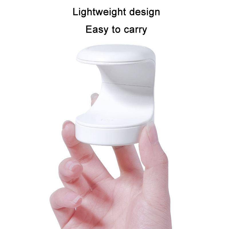 USB Mini Nail Phototherapy Lamp Nail Polish Baking Lamp, Color: White