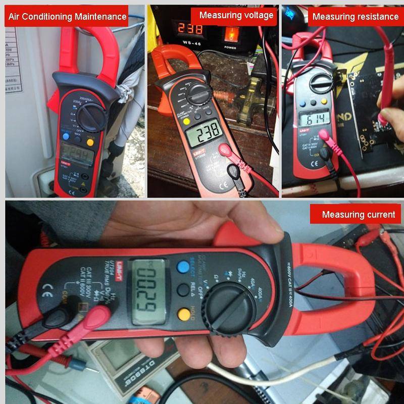 UNI-T UT202+ Digital Clamp Multimeter AC/DC Voltage Detector
