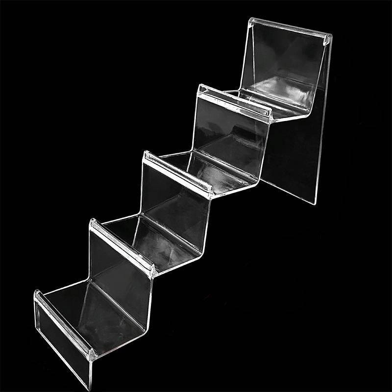 10 PCS Thickened Transparent Wallet Holder Plastic Phone Mask Display Stand Counter Display Stand...