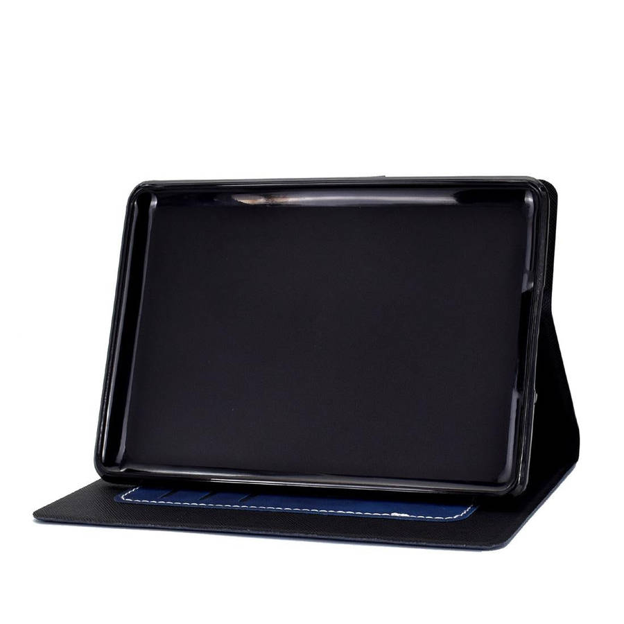 For Kindle Paperwhite 4 / 3 / 2 / 1 Cowhide Texture Horizontal Flip Leather Case with Holder & Ca...