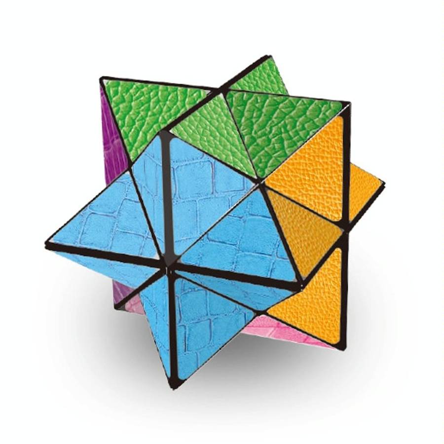 Qiyi Geometric Infinite Magic Cube Space Thinking Puzzle Decompression Toy(Change Textures)