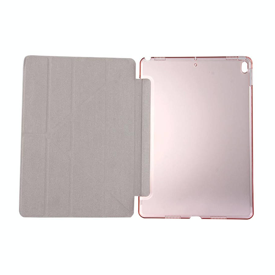 For iPad Pro 10.5 inch Silk Texture Horizontal Deformation Flip Leather Case with 4-folding Holde...