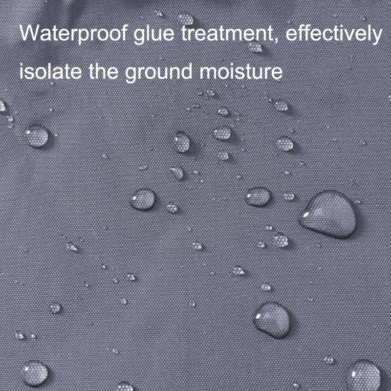 Outdoor Tent Mats Thickened Oxford Cloth Waterproof Picnic Mat, Size: 240x210cm(Grey)