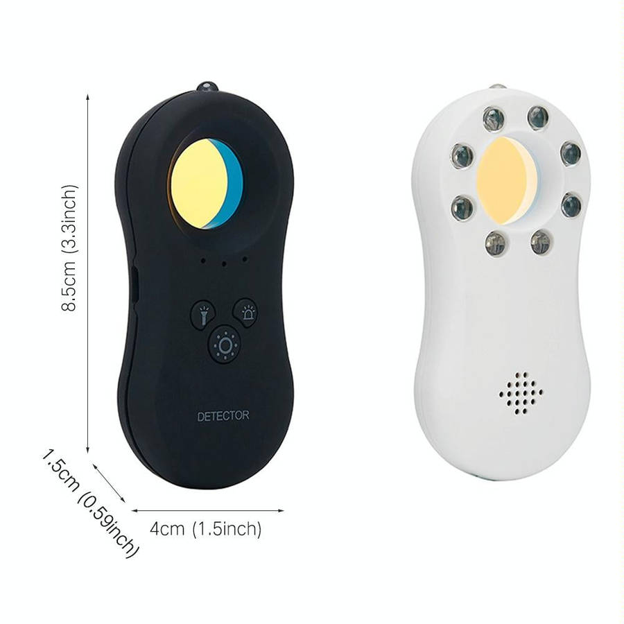 Hotel Anti-Spy Monitoring Detector Portable Monitor Camera Alarm Flashlight Anti-theft Home Infra...
