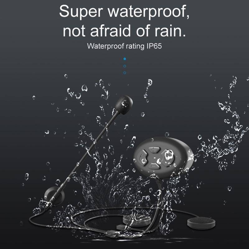 Dier DK12 800m Helmet Wireless Bluetooth Headset 5.0 Waterproof Double Motorcycle Call Headset Wi...