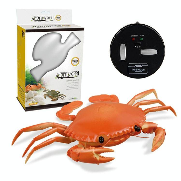 9995 Infrared Sensor Remote Control Simulated Crab Creative Children Electric Tricky Toy Model (Y...