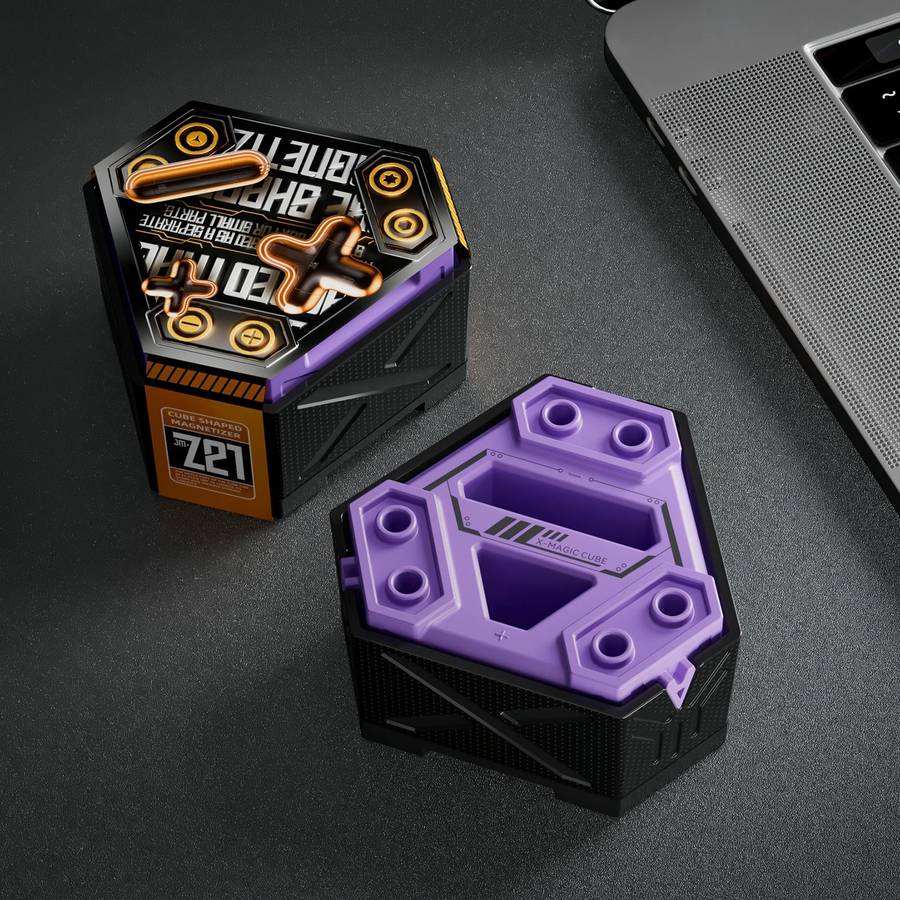 JAKEMY JM-Z21 Cube Shaped Screwdriver Magnetizer/Demagnetizer (Orange)