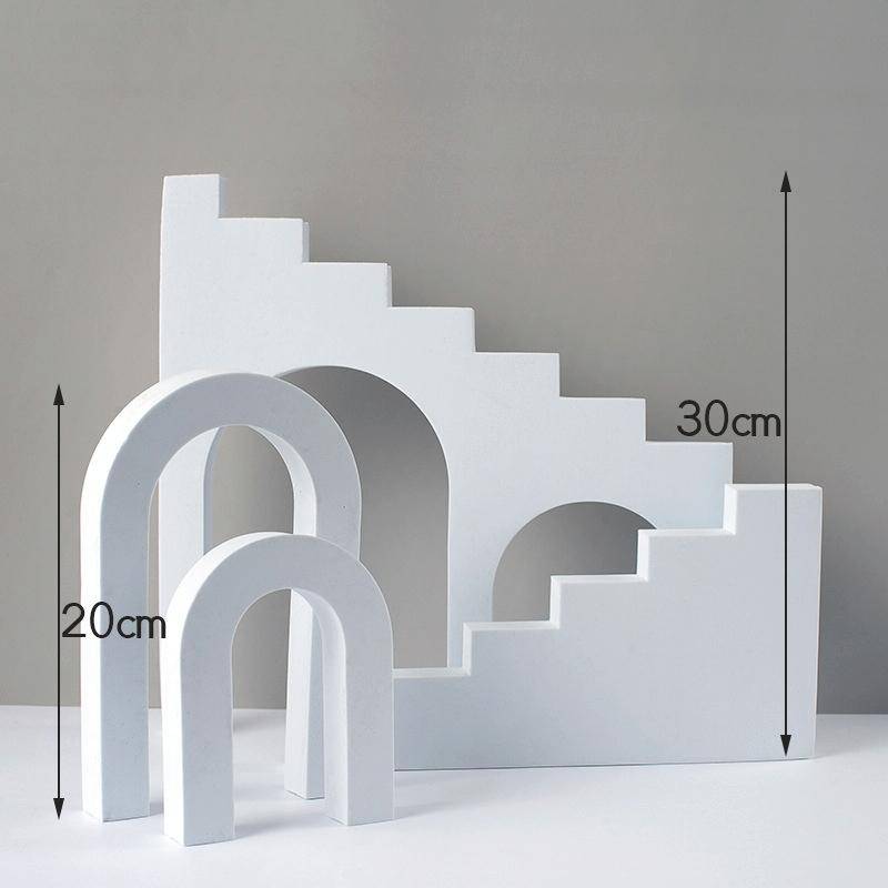 Ladder Combo Kits Geometric Cube Solid Color Photography Photo Background Table Shooting Foam Pro...