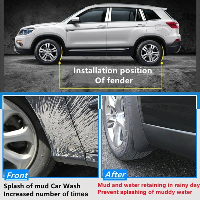 For Mercedes-Benz A-class Hatchback 2019-2022 4pcs/Set Car Auto Soft Plastic Splash Flaps Fender ...