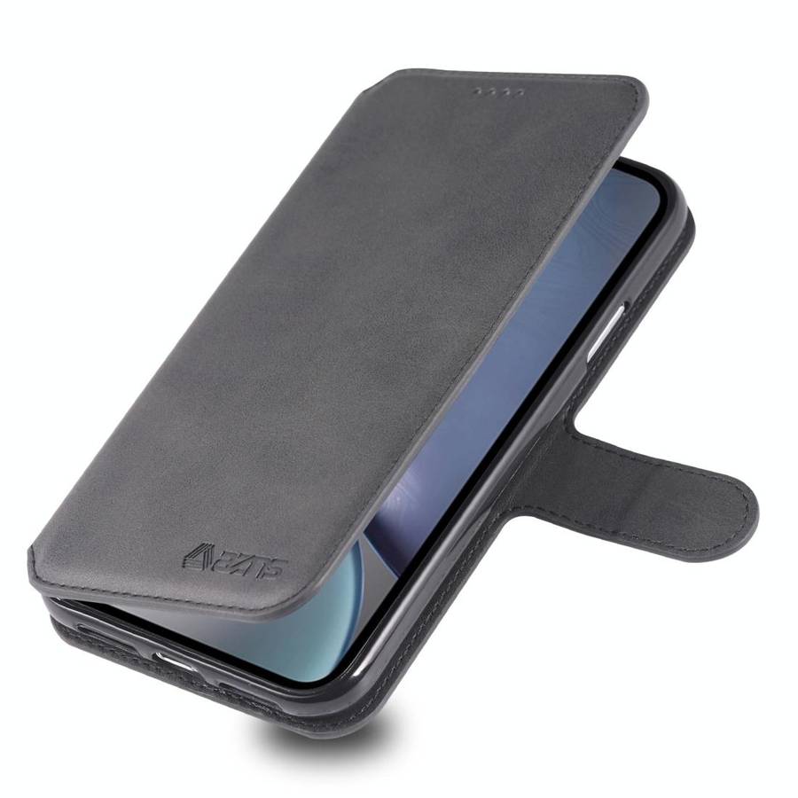 For iPhone XR AZNS Calf Texture Magnetic Horizontal Flip PU Leather Case with Holder & Card Slots...