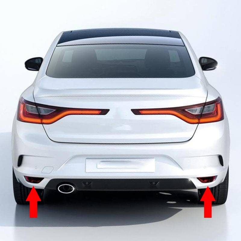 1 Pair For Renault Megane MK3 2008-2013 Car Rear Bumper Reflector Light 265650004R 3805 / 2656000...