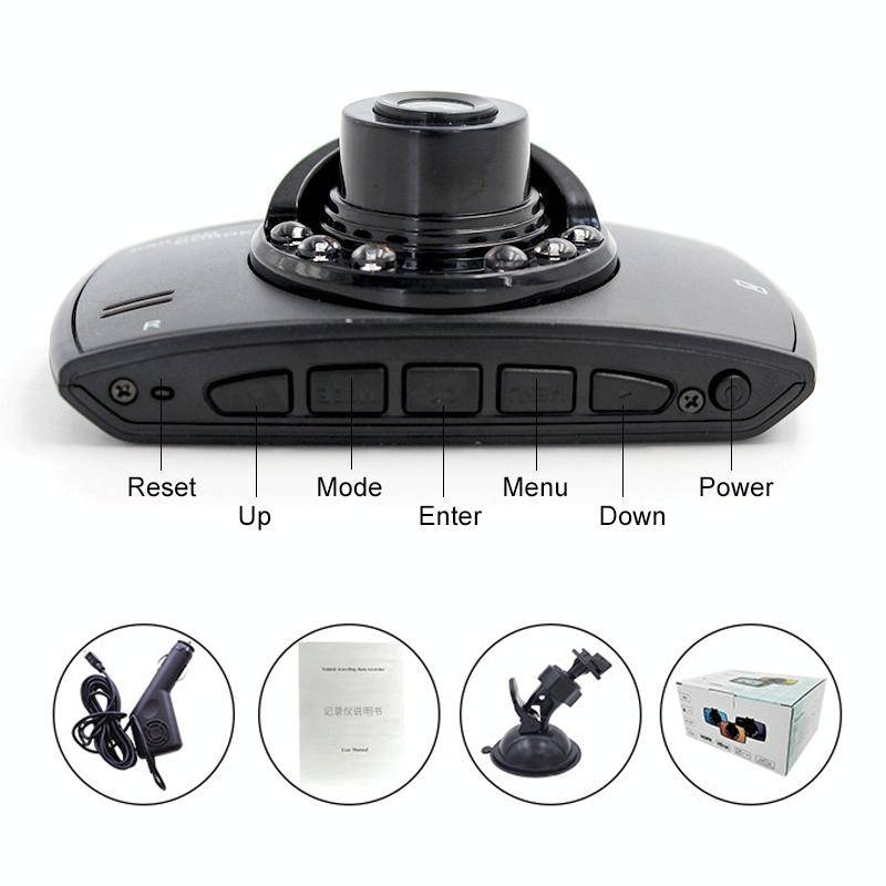 G30 2.4 inch Car 480P Single Recording Driving Recorder DVR Support Parking Monitoring / Loop Rec...
