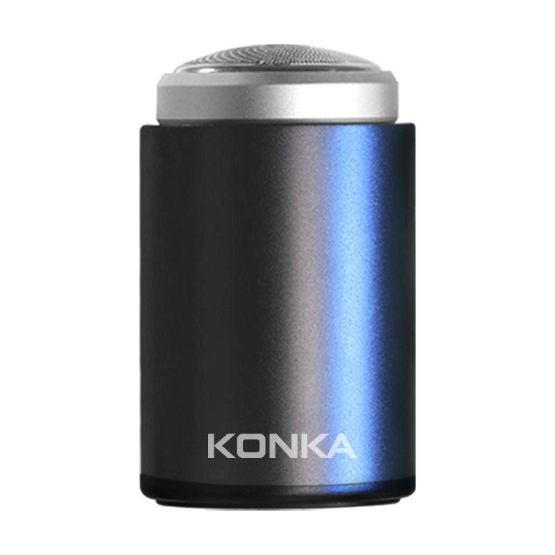 KONKA Mini Portable Razor Outdoor Waterproof Men Razor, Color: Black