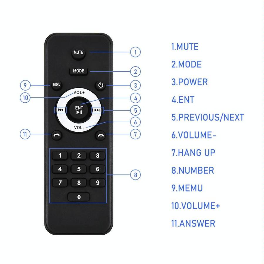 A3107 5 inches Car MP5 Wired CarPlay Universal Bluetooth Player With Microphone, Style: Standard+...