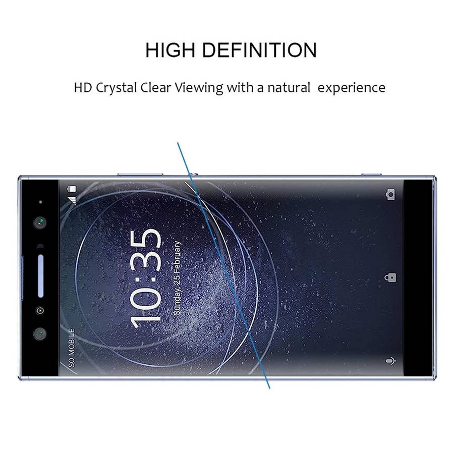 For Sony Xperia XA2 Ultra 25pcs 3D Curved Edge Full Screen Tempered Glass Film