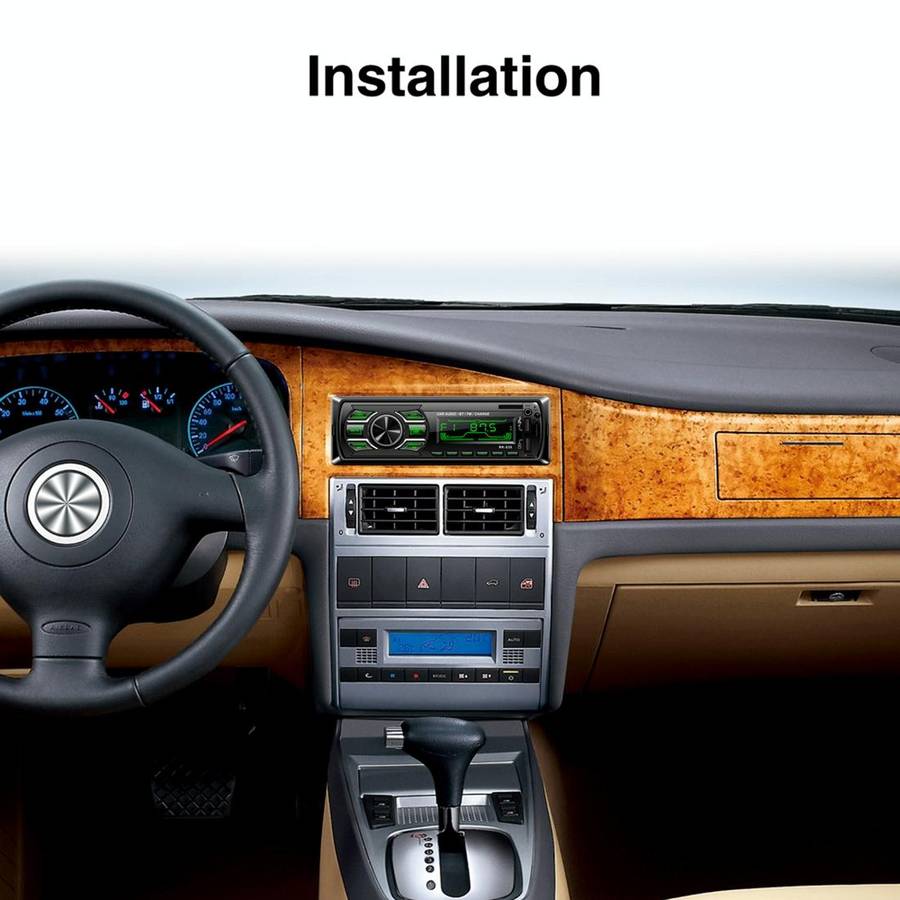 RK-535 Car Stereo Radio MP3 Audio Player with Remote Control, Support Bluetooth Hand-free Calling...