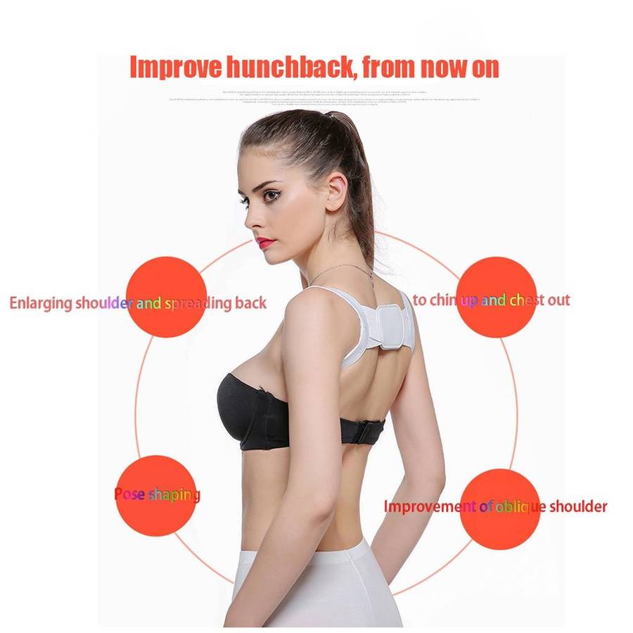 Adjustable Women Back Posture Corrector Shoulder Support Brace Belt Health Care Back Posture Belt...