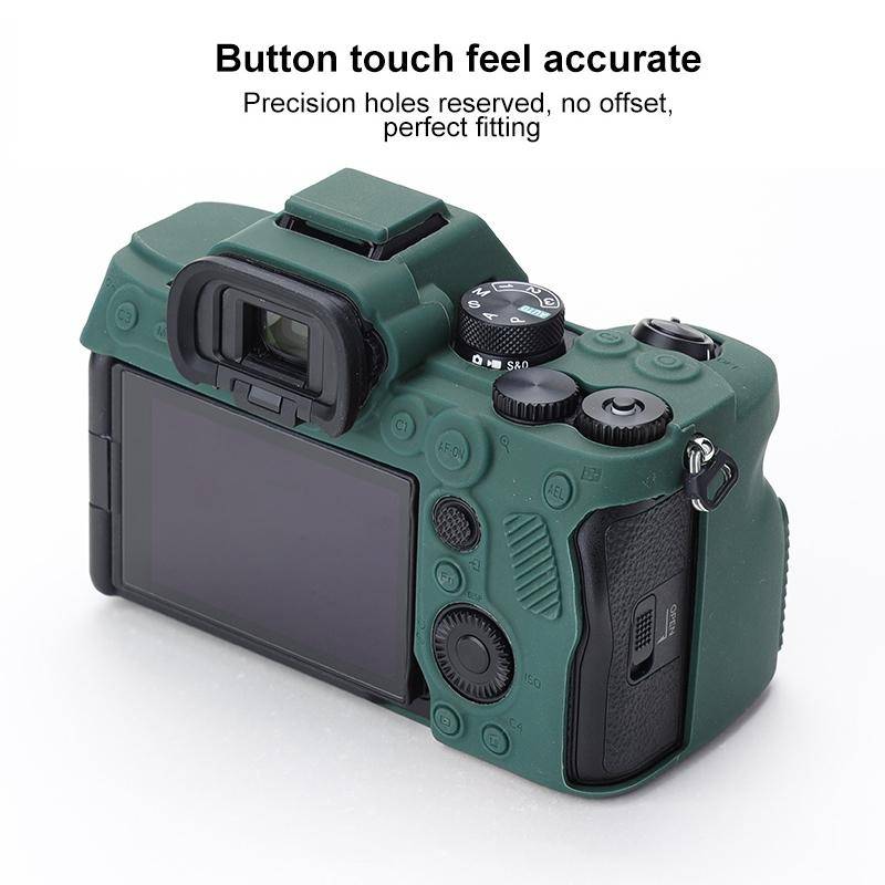 Soft Silicone Protective Case for Sony A7 IV (Green)