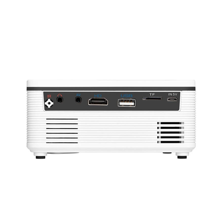 S361 80 lumens 320 x 240 Pixel Portable Mini Projector, Support 1080P, EU Plug(White)