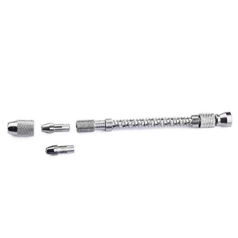 HIAIM Punch Semi-automatic Twist Drill Hand Drill Set, Specification:Hand Drills +0.3-1.6 Bits 20...