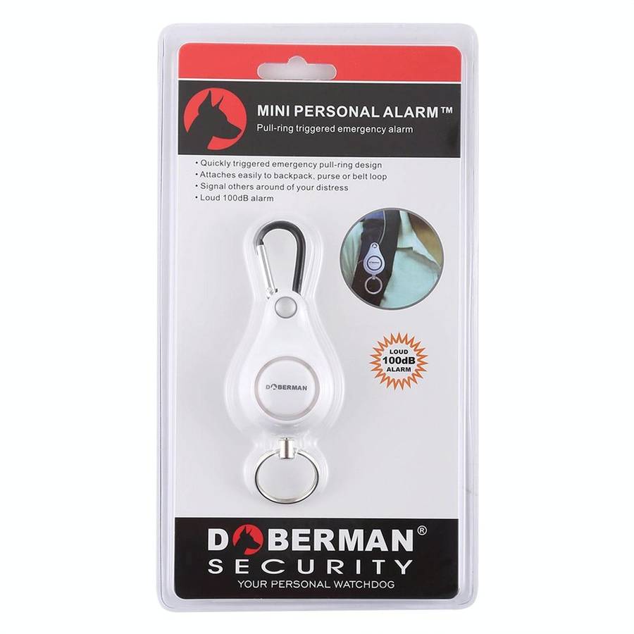 DOBERMAN Key-chain Personal Security Alarm Pull Ring Triggered Anti-attack Safety Emergency Alarm...