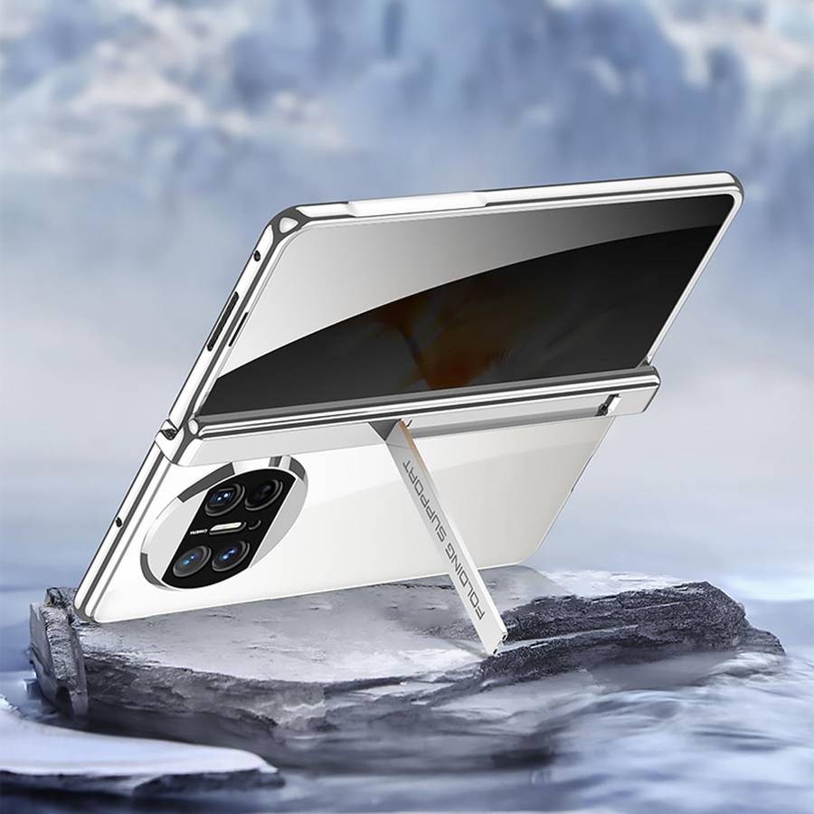 For Huawei Mate X3 GKK Integrated Folding Phantom Privacy Phone Case(Black)