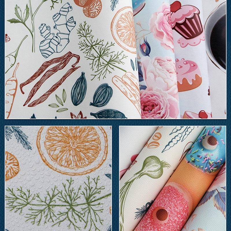 PVC Kitchen Non-Slip Floor Stickers Thickened Stickers Household Waterproof Floor Mats, Specifica...