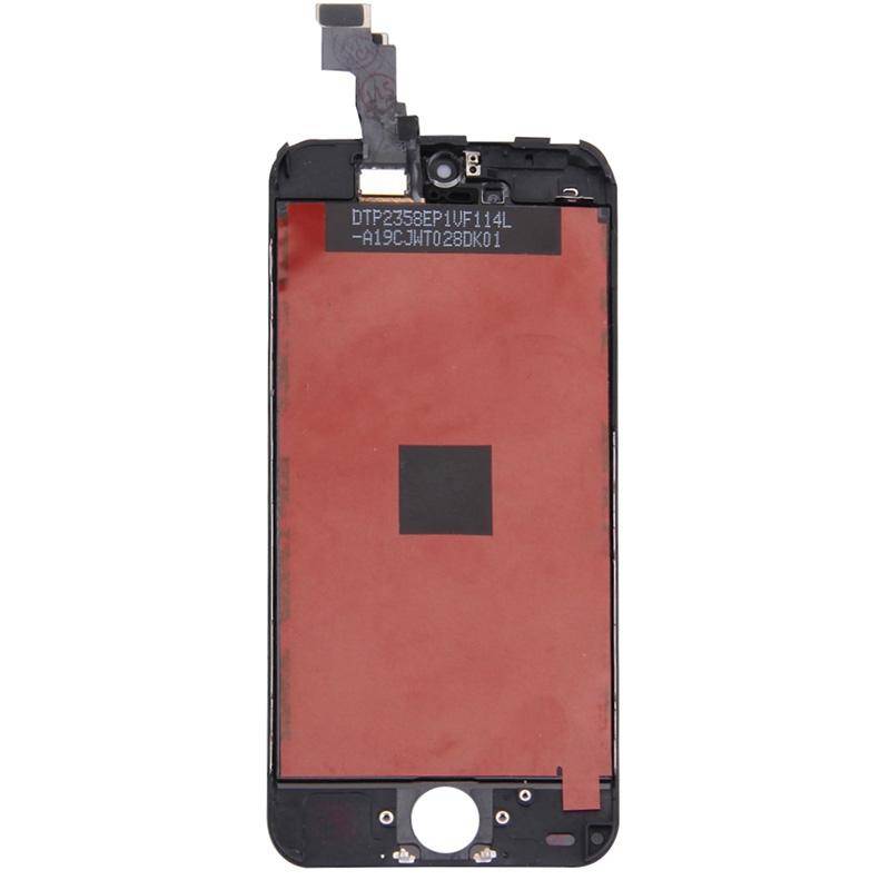 10 PCS TFT LCD Screen for iPhone 5C Digitizer Full Assembly with Frame (Black)