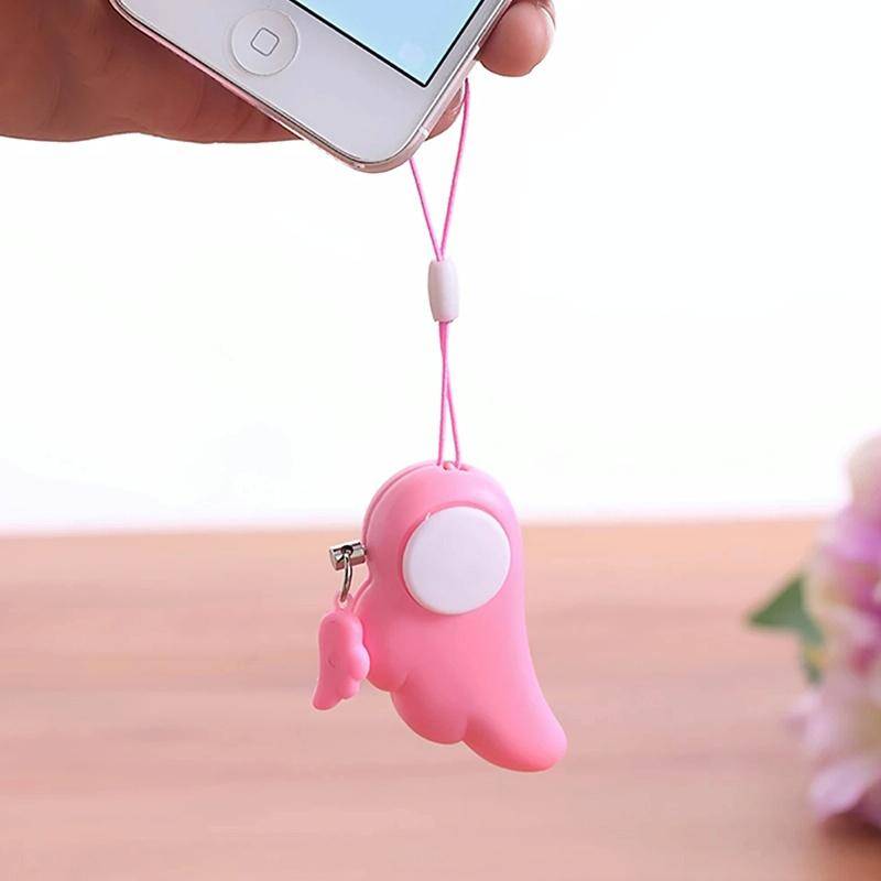 Angel Wing Anti-rape Device Personal Alarm, Self-defense Defend Wolf, Mini Alarm with 90dB Alarm ...