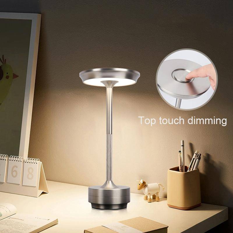 Rechargeable Desk Lamp Removable Desk Lamp Bar Atmosphere Night Light(Gold)