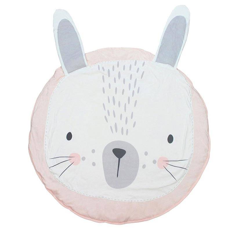 Baby Infant Play Mats Kids Crawling Carpet Floor Rug Baby Bedding Rabbit Blanket Cotton Game Pad ...