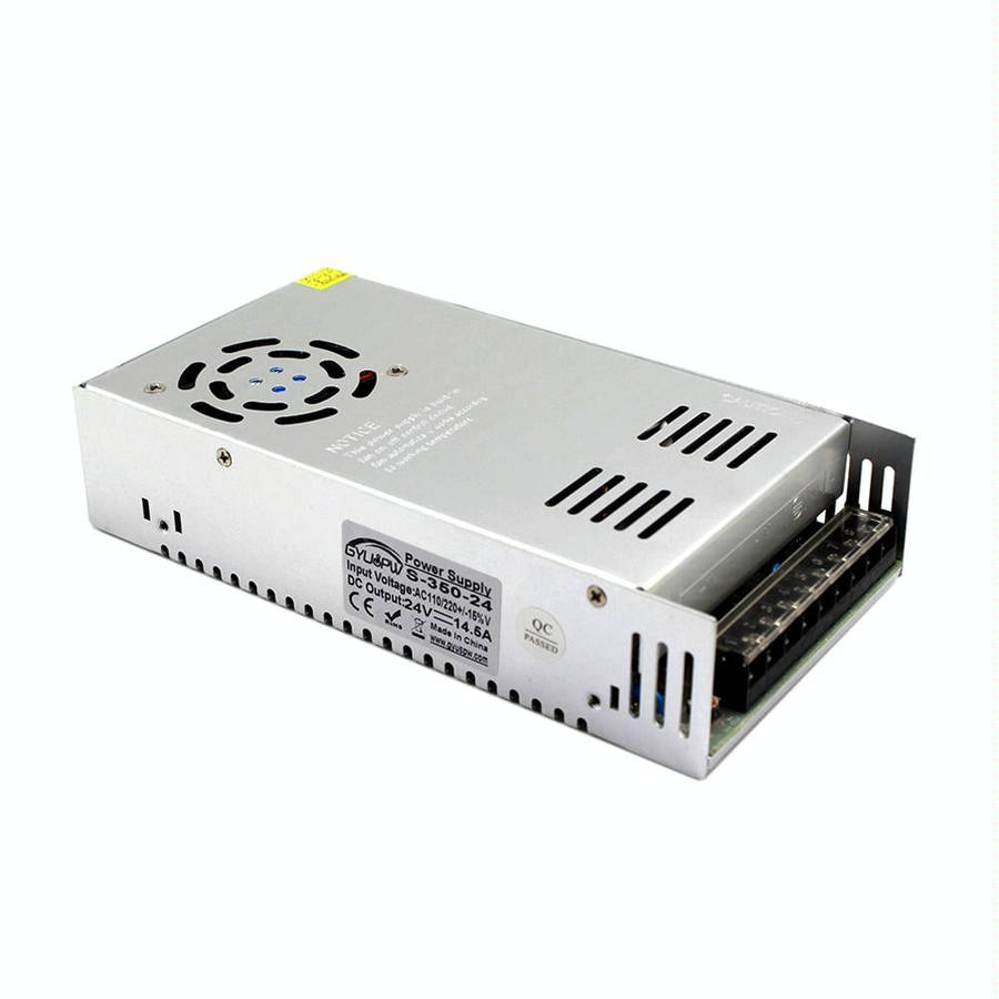 S-350-24 DC24V 14.5A 350W Light Bar Regulated Switching Power Supply LED Transformer, Size: 215 x...