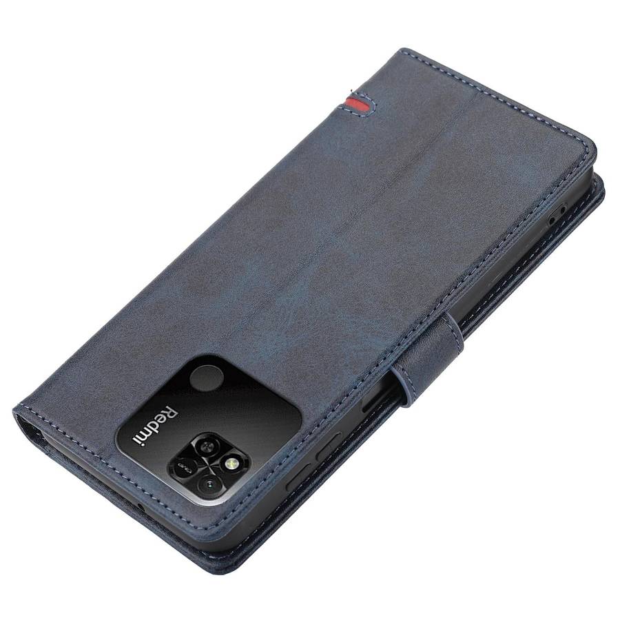 For Xiaomi Redmi 10C Classic Wallet Flip Leather Phone Case(Blue)