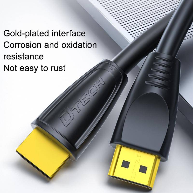 DTECH HDMI 2.0 HD Connection Cable 4K 60Hz Computer TV Connection Cable, Length: 1.5m