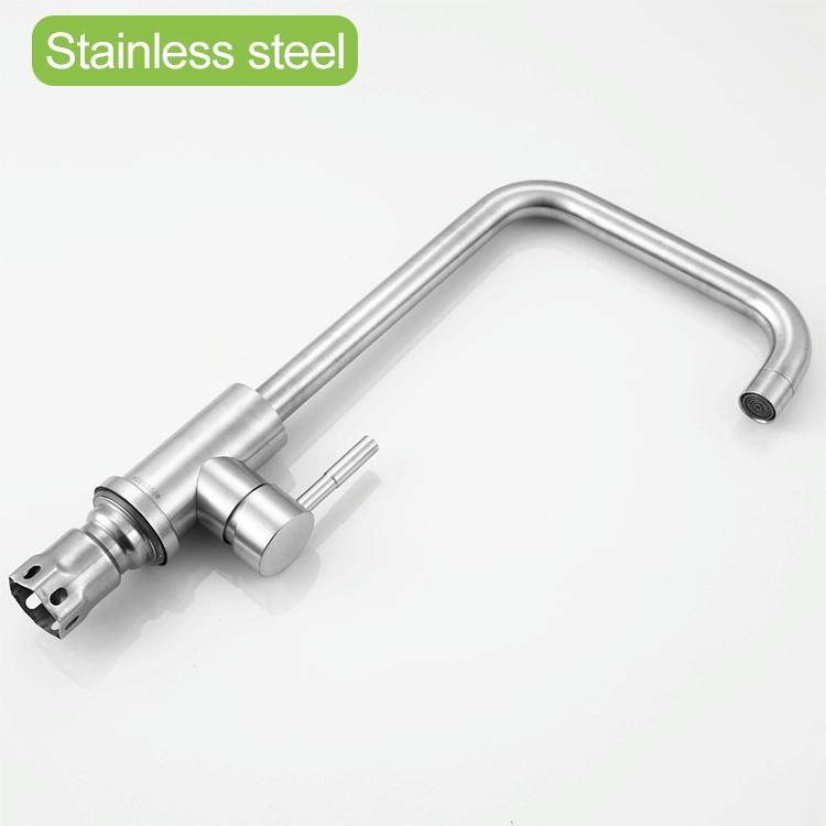 304 Stainless Steel Rotatable Faucet Sinks Cold And Hot Water Tap