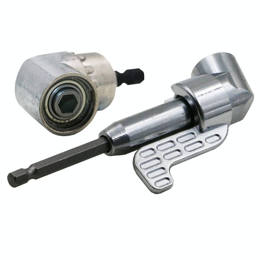 105 Degree Right Angle Drill Driver Bit Extension Power Drill Tool 7mm Hex Magnetic Power Screwdr...