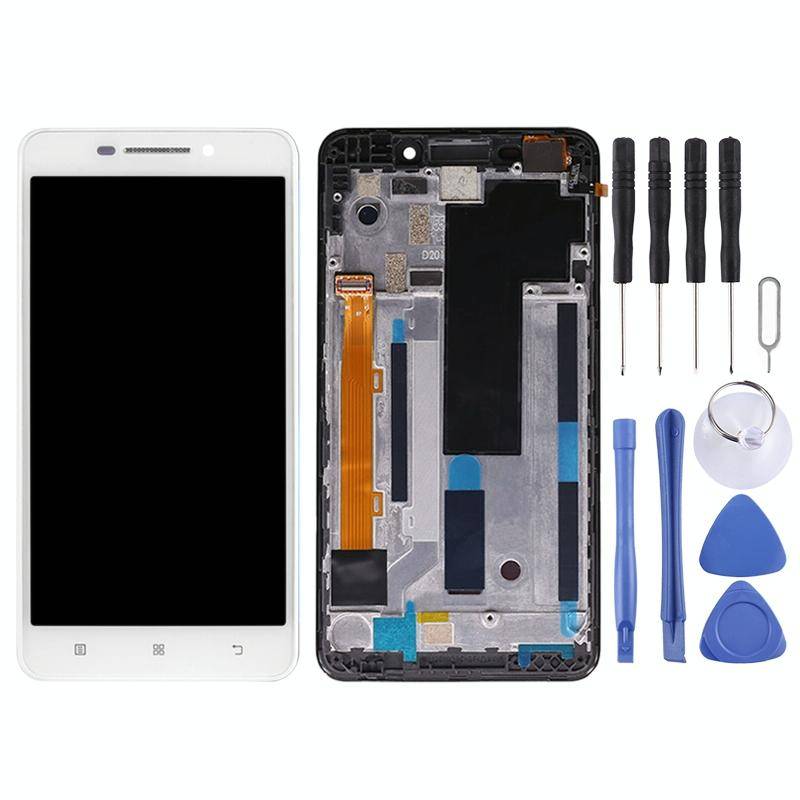 OEM LCD Screen for Lenovo A5000 Digitizer Full Assembly with Frame