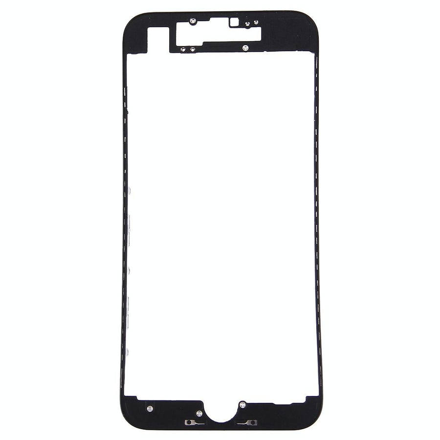 Front LCD Screen Bezel Frame for iPhone 7(Black)