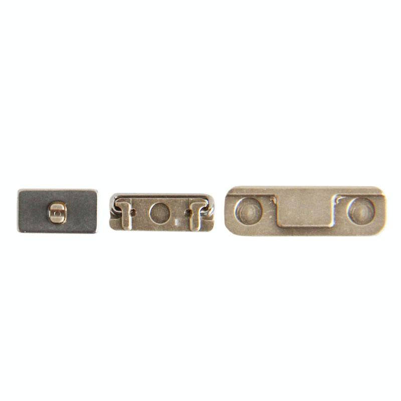 Original 3 in 1 Alloy Material (Mute Button + Power Button + Volume Button) for iPhone 5S, Golden...