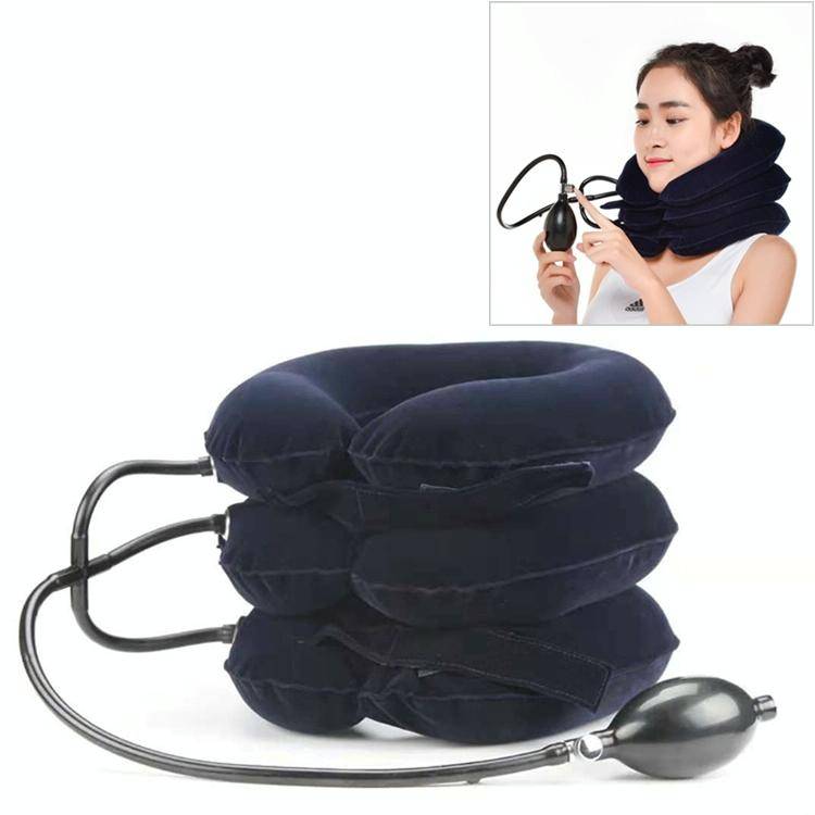Household Full Cashmere Cervical Traction Instrument Neck Protection Inflatable Cervical Spine Ma...