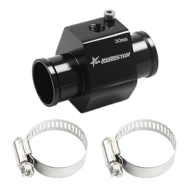 RYANSTAR RACING Car Water Temperature Meter Temperature Gauge Joint Pipe Radiator Sensor Adaptor ...