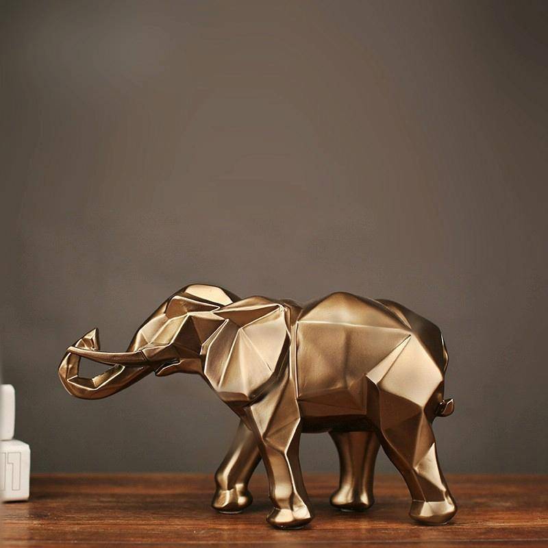 Elephant Sculpture Animal Home Decoration Crafts