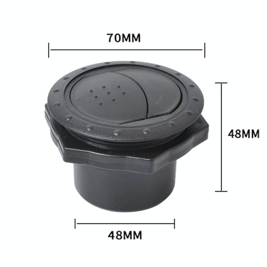 Universal 60mm Round AC Air Outlet Vent for RV Bus Boat Yacht Auto Air Conditioner Vent Replaceme...