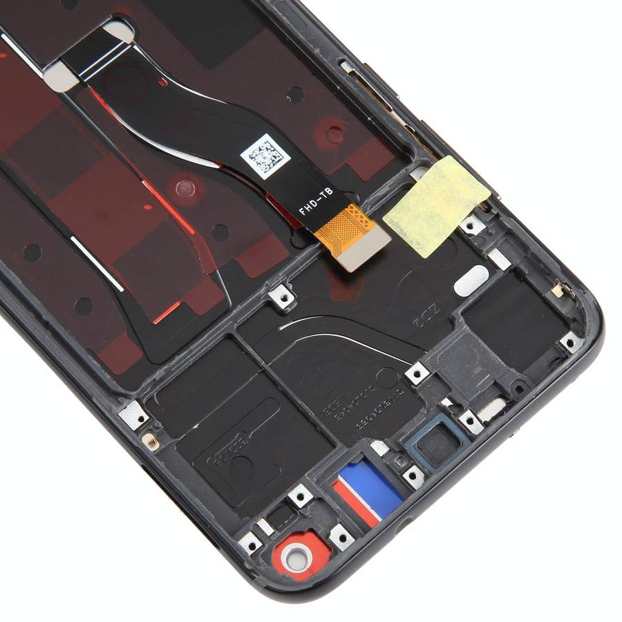 For Honor View 20 Original LCD Screen Digitizer Full Assembly with Frame (Black)
