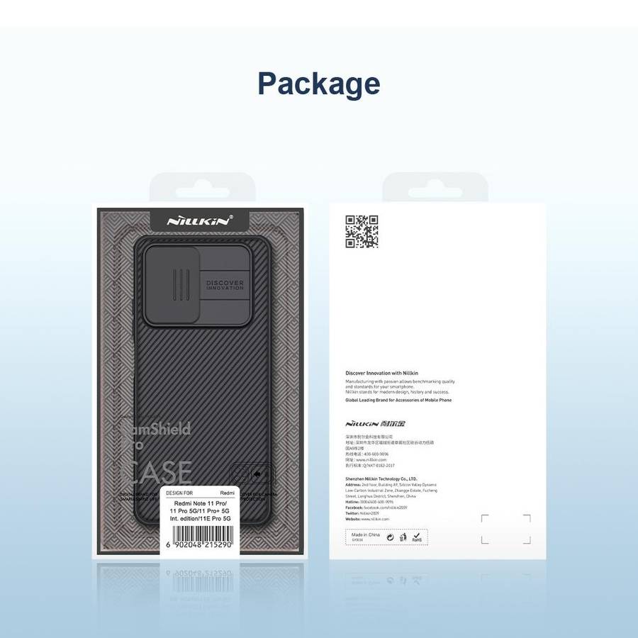 For Xiaomi Redmi Note 11 Pro Global / 11 Pro Global 5G / 11 Pro+ 5G India / 11E Pro 5G NILLKIN Bl...