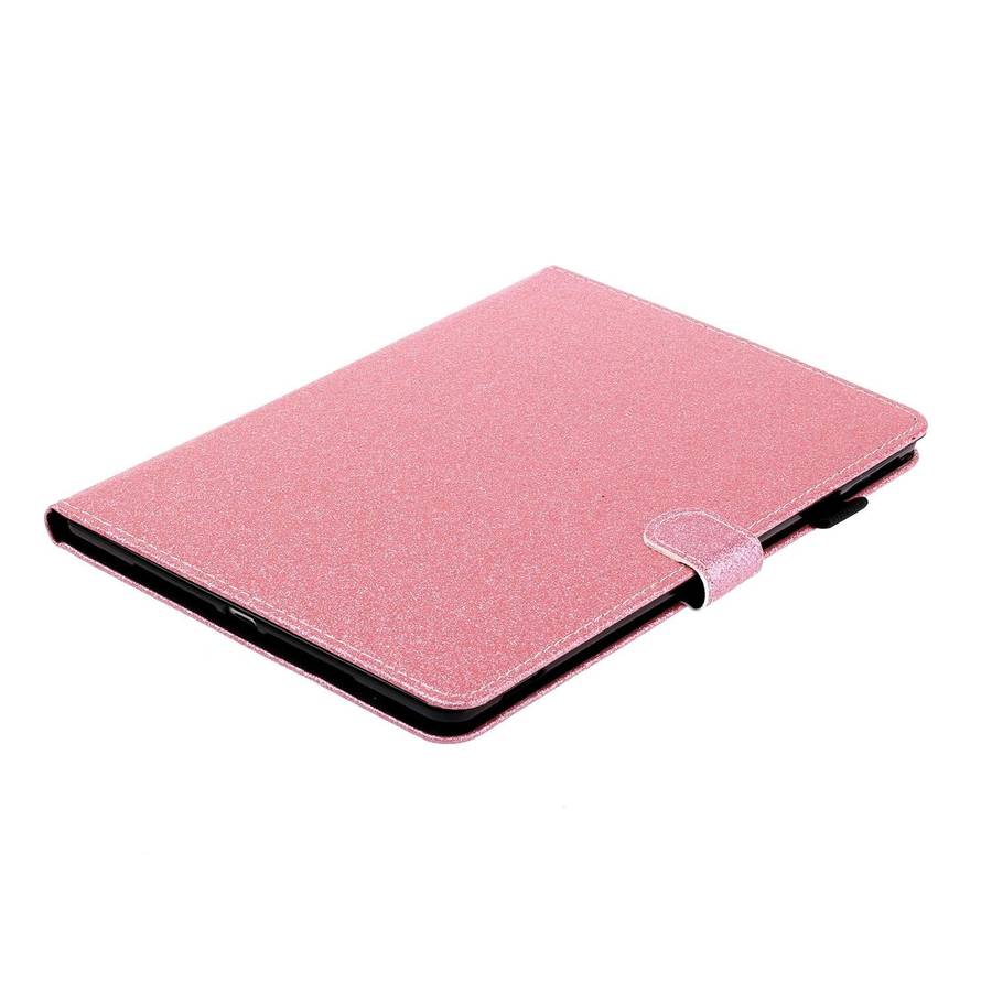 For Lenovo Tab M10 3rd Gen Varnish Glitter Powder Smart Leather Tablet Case(Pink)