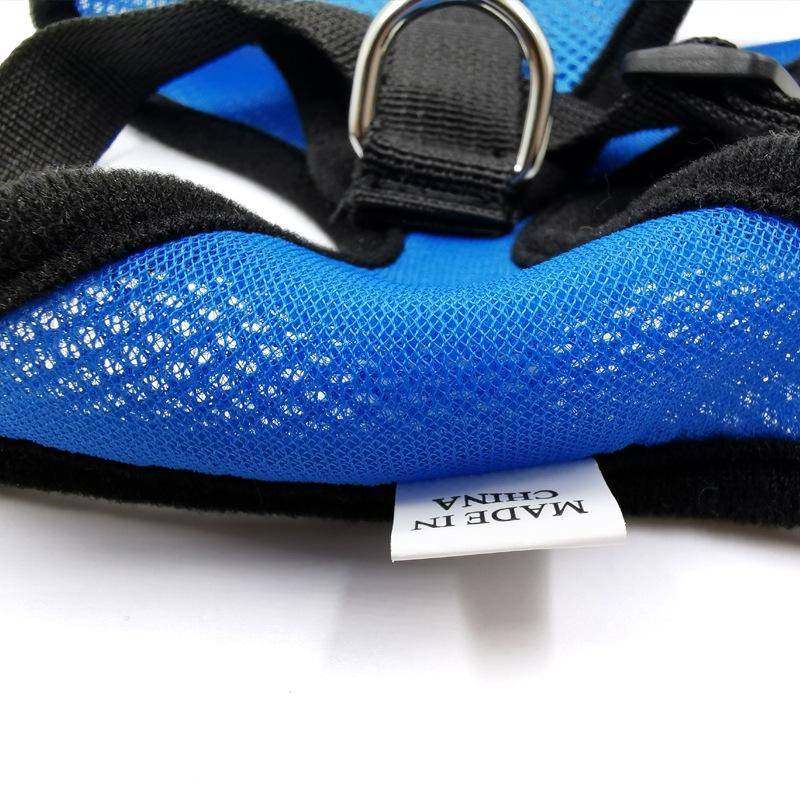 Pet Chest Strap Small Medium Dog Cat Breathable Dog Walking Vest, Size: L Chest Back(Black)