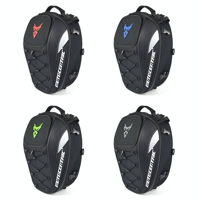 MOTOCENTRIC 11-MC-0102 Motorcycle Rear Seat Helmet Bag(Red)