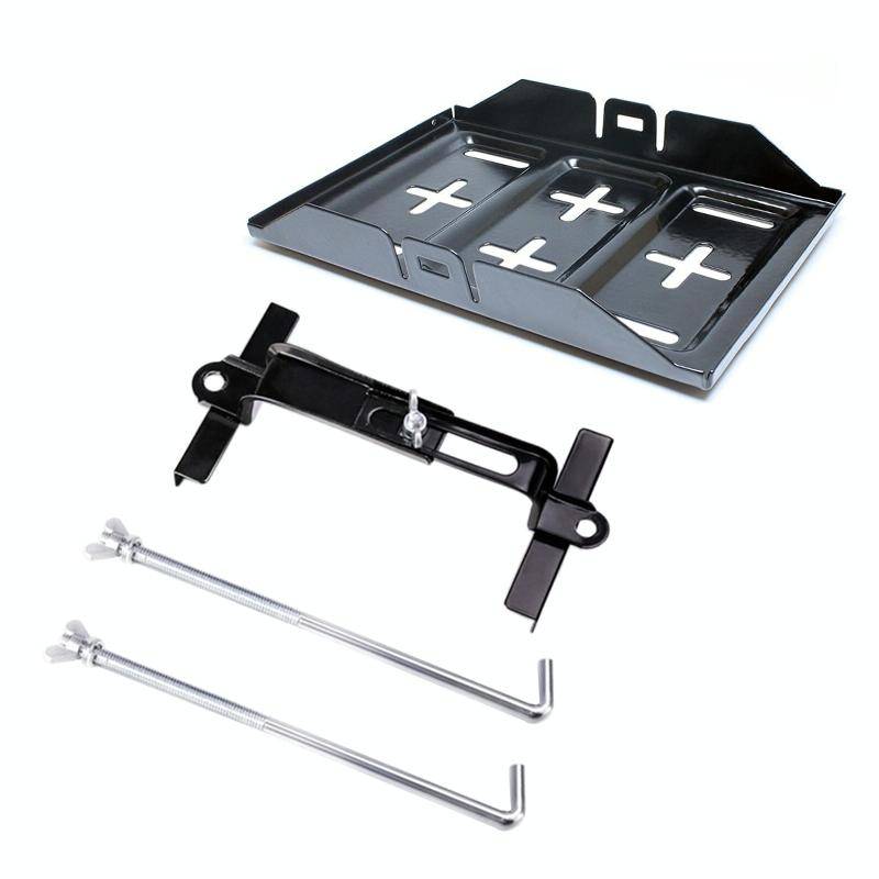 Car Universal Battery Bracket Adjustable Battery Fixed Holder + Base Tray, Size:28.5cm Base + 19c...