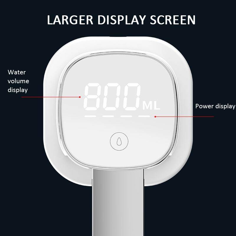 Digital Display Foldable Water Bottle Pump Electric Water Dispenser(Black)